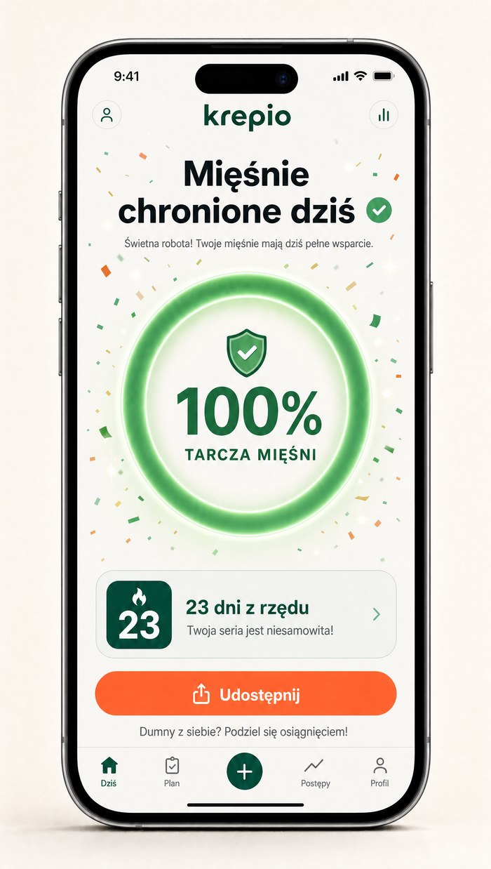 Tarcza Mięśni 100%, seria 23 dni